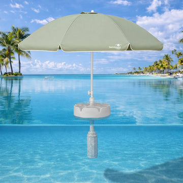 Swimbrella™ 7ft Shade Retreat - Classic / Salted Lime