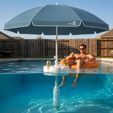 Swimbrella™ 7ft Shade Retreat - Classic / Ocean Eclipse