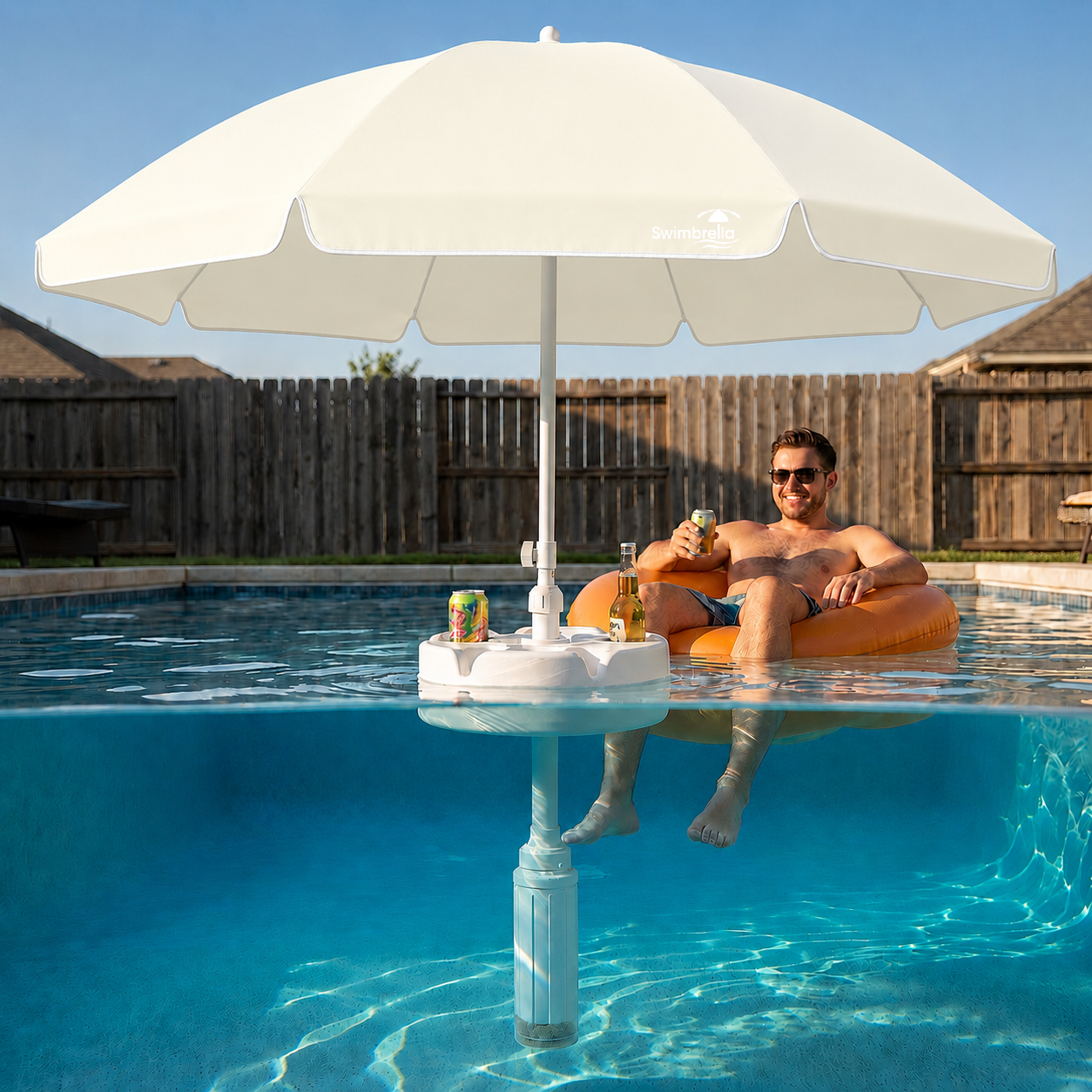 Swimbrella™ 7ft Shade Retreat - Classic / Sail Cloth