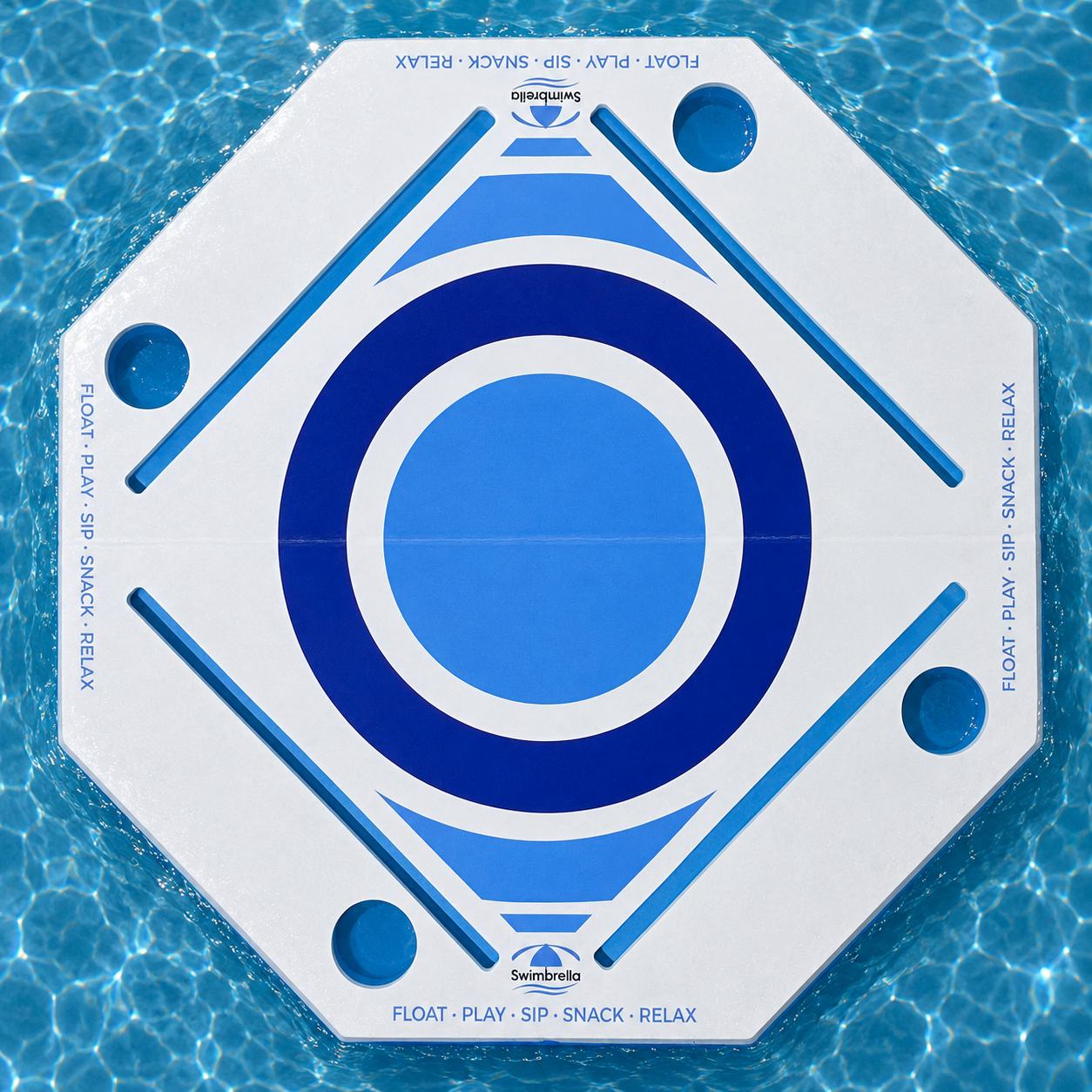 Swimbrella™ Floating Game Table – Mahjong, Cards, Dominoes & More