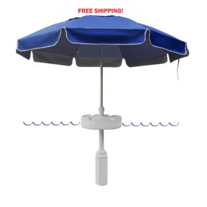 floating pool umbrella shade table